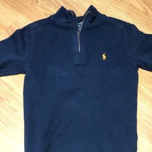 Long Sleeve Polo Top Size 10-12 M